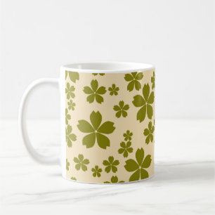 Grönt Y2K Wildblomfet Retro Vår Kitchen Kaffemugg