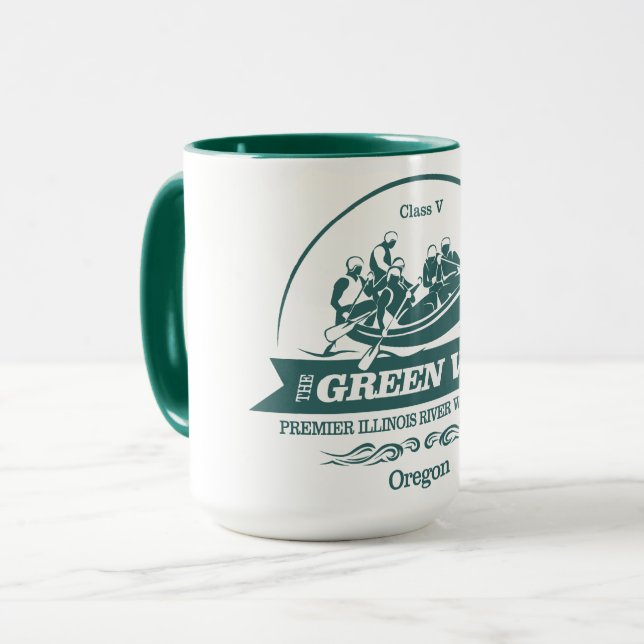 Grönt (ympning 2) mugg (Framsida vänster)