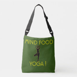 Grönt Yoga "Mind Food" Axelväska