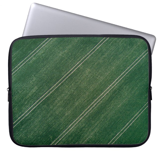 Grönt yta laptop fodral (Framsidan)
