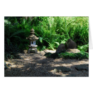 Grönt Zen Hälsningskort