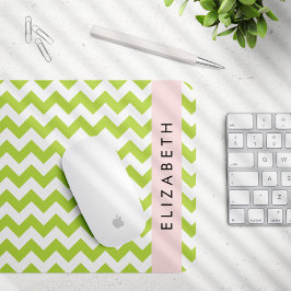 Grönt Zigzag, Grönt Chevron, ditt namn Musmatta