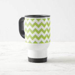 Grönt Zigzag, Grönt Chevron, Geometric Mönster Resemugg