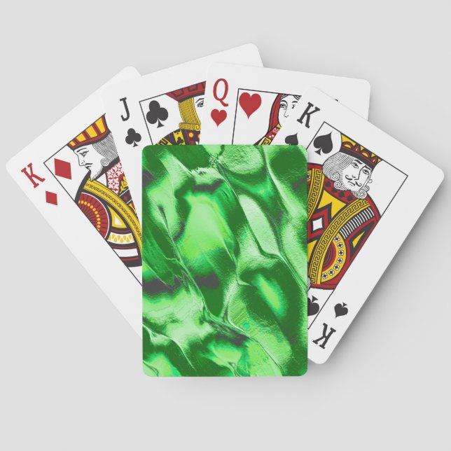 Gröntar av grov metall, dyner teckning casinokort (Baksidan)