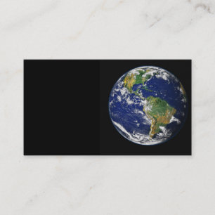 GRÖNTAR FÖR PLANET EARTH-UTRYMME-FOTOGRAFI BLUES VISITKORT