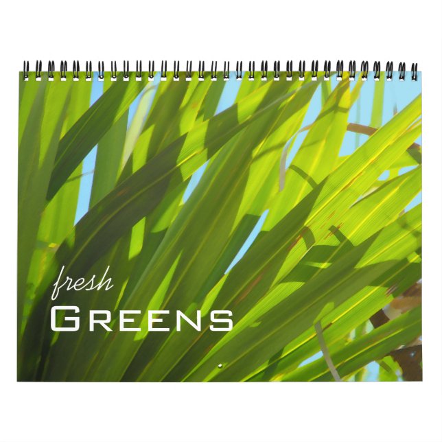 Gröntar i naturen kalender (Omslag)
