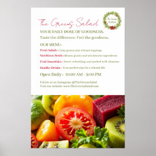 Gröntarna Salad Poster
