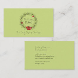 Gröntarna Salad Visitkort