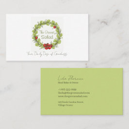 Gröntarna Salad Visitkort
