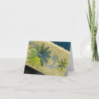 Gröntblommor & Vine Kort