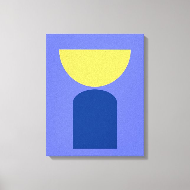 Grönten abstrakt Modern Art Geometries Shapes Sage Canvastryck (Framsida)