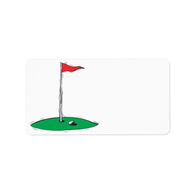 Grönten Adressetikett (Framsidan)