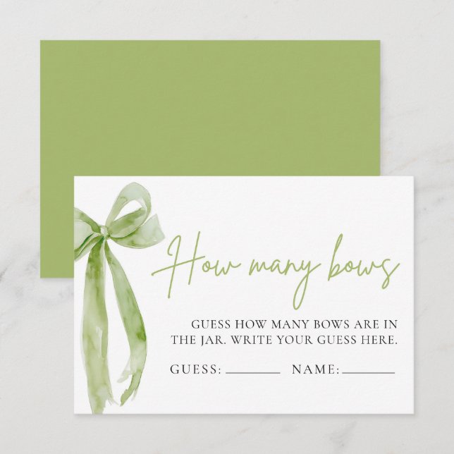 Grönten anger hur många rader som spelas upp inbjudningar (Fram/baksida)