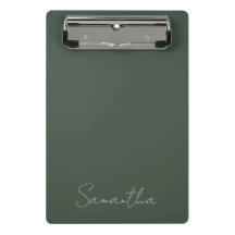 Grönten Anpassat namn för elegant blått