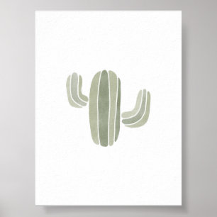 grönten baby cactus poster