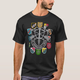 Grönten Beret Patch Flash för Speciella styrkor i T Shirt