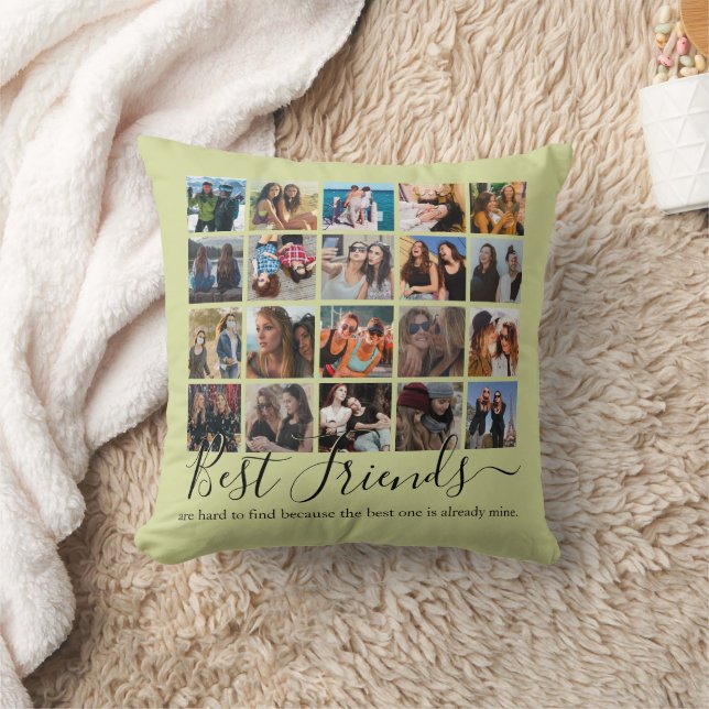 Grönten Best Friends Photo Collage Kudde (Filt)