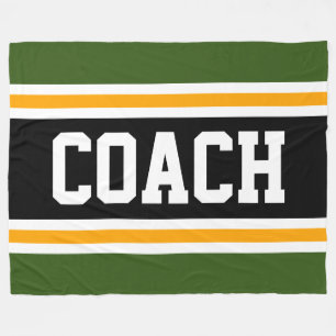 Grönten Black COACH Tävla Rand Fleecefilt