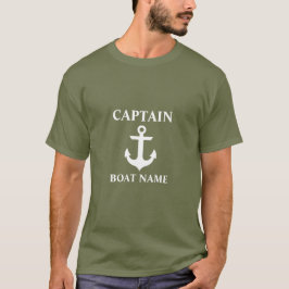 Grönten Boat Namn Anchor T Shirt