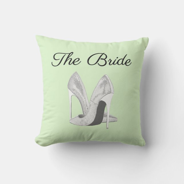 Grönten Bride Heels Kudde (Framsida)