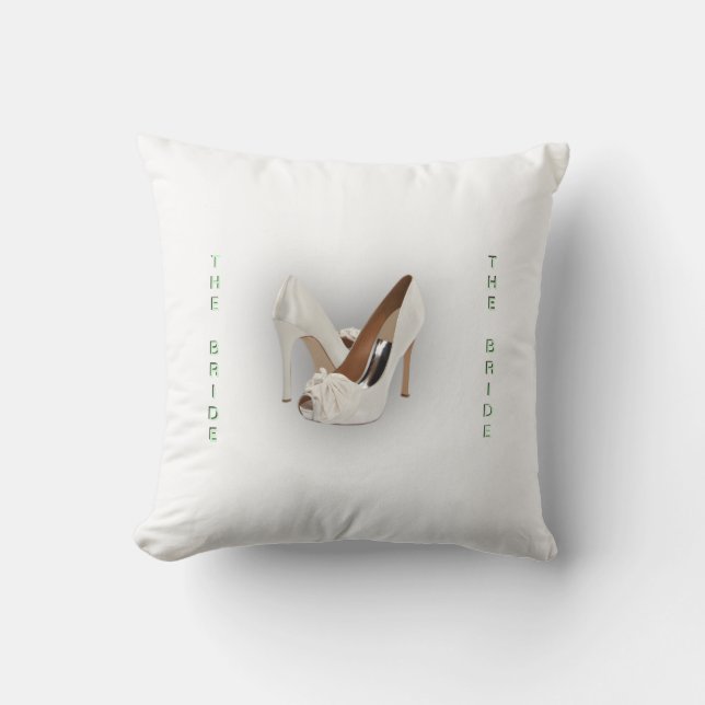 Grönten Bride Heels Mint sålde andra sidan Kudde (Framsida)
