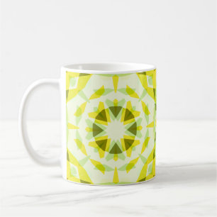 Grönten Bright Gult, sommarstartsdopamin Decor Tea Kaffemugg
