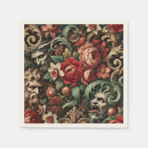 Grönten Brothers - Gothic Blommigt Pillow Pappersservett