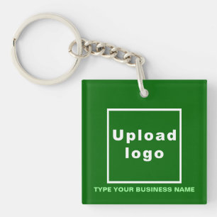 Grönten Business Namn och Logotyp Square Acrylic