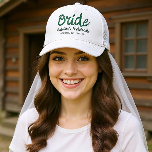 Grönten Camp Bachelorette Bride Hand Writing Keps