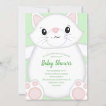 Grönten Cat Baby Shower Kattunge