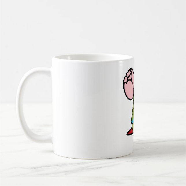 Grönten Cheek Pineapple Conure Kaffemugg (Vänster)