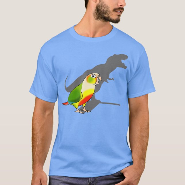 Grönten Cheeked Conure från  Lubb Memes T Shirt (Framsida)