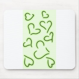 Grönten Cute Hearts Musmatta