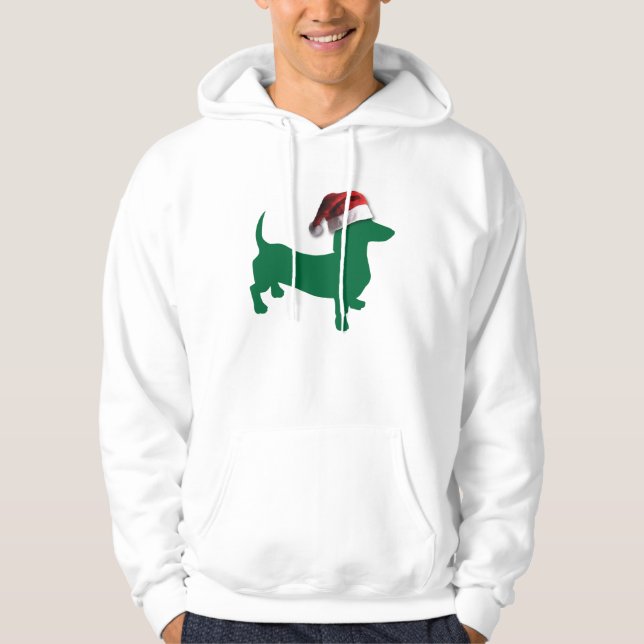 Grönten Dachshund Sweatshirt (Framsida)