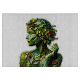 Grönten Dam - vit bakgrund