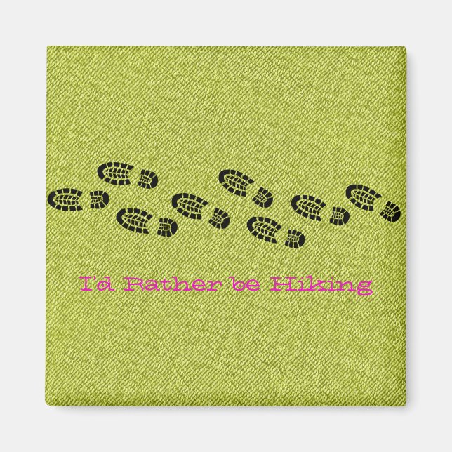 Grönten Denim... Jag skulle hellre jaga. Magnet (Framsidan)