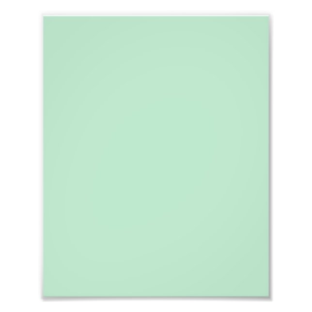 Grönten elegant Mint Poster Skriv ut (Framsidan)
