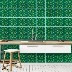 Grönten Emerald Art nouveau (Wall Decor) Kakelplatta