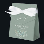 Grönten Eucalyptus Sage Botanical Initialer Bröllo Presentaskar<br><div class="desc">Eucalyptus,  botaniskt,  initialer,  rustiskt,  grönt,  vattenfärgsförmånslåda. Perfekt för Bröllop,  födelsedagar,  party.</div>
