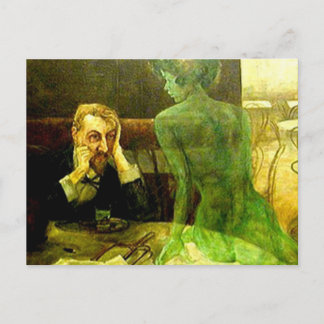 Grönten Fairy: Absinthe Vykort