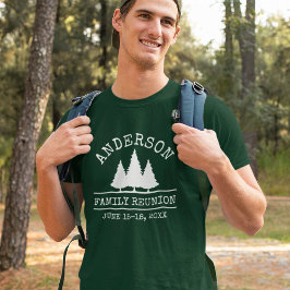 Grönten Familjeåterförening Rustic Gräs Träd T Shirt