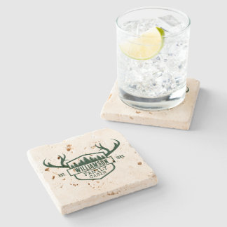 Grönten Family Namn Cabin Forest underlägg