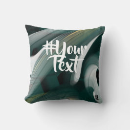 Grönten Fillow Abstrakt Trend Insida Decor Black Kudde