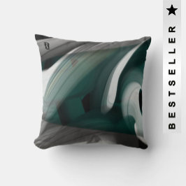 Grönten Fillow Abstrakt Trend Insida Decor Black Kudde