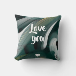 Grönten Fillow Abstrakt Trend Insida Decor Black Kudde