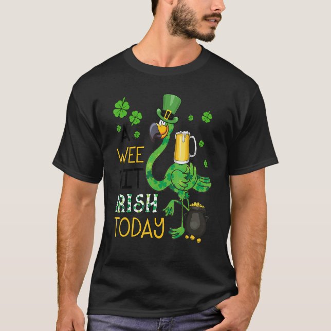 Grönten Flamingo St Patrick S. T Shirt (Framsida)