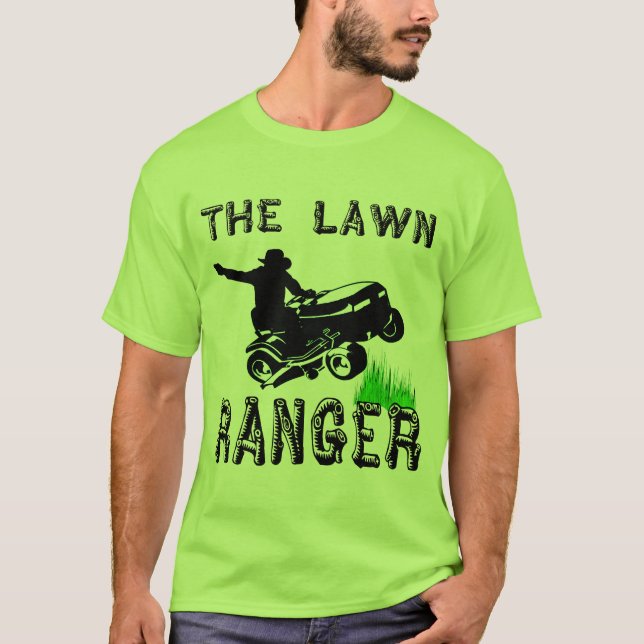 Grönten för gräsmattaskogsvaktaregräs t-shirt (Framsida)