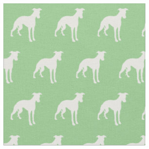 Grönten för Hund Silhouette Pet Sage Tyg
