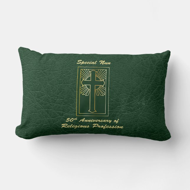 Grönten för Religiösans yrkeskunnighet, 50-årsdag Lumbarkudde (Framsida)