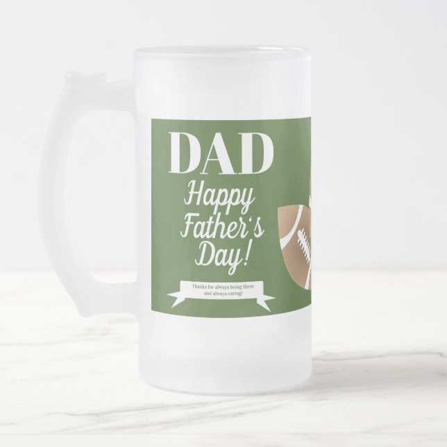 Grönten Foton till Fars dag i övertoningsfotbollen Frostat Ölglas (Vänster)